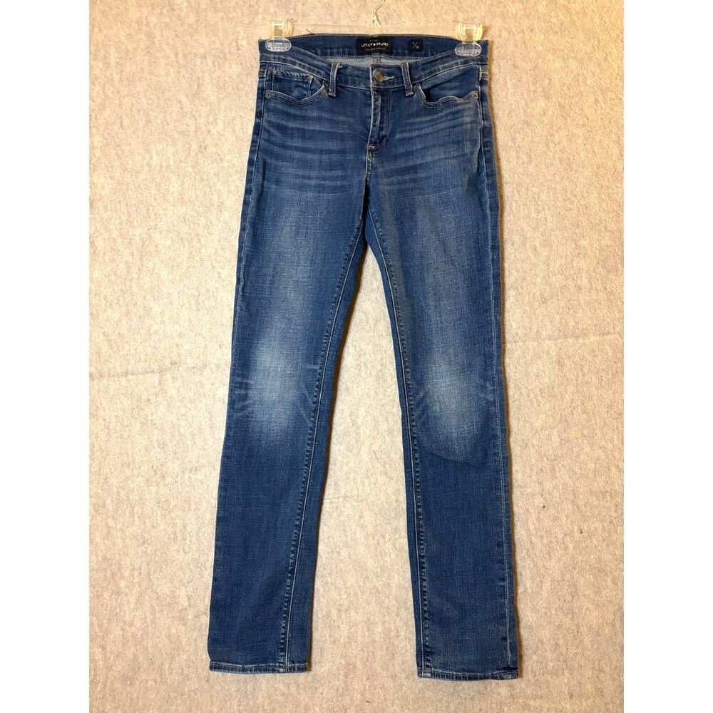 Lucky Brand Brooke Straight Jeans Womens 6/28 Medium Wash Stretch
